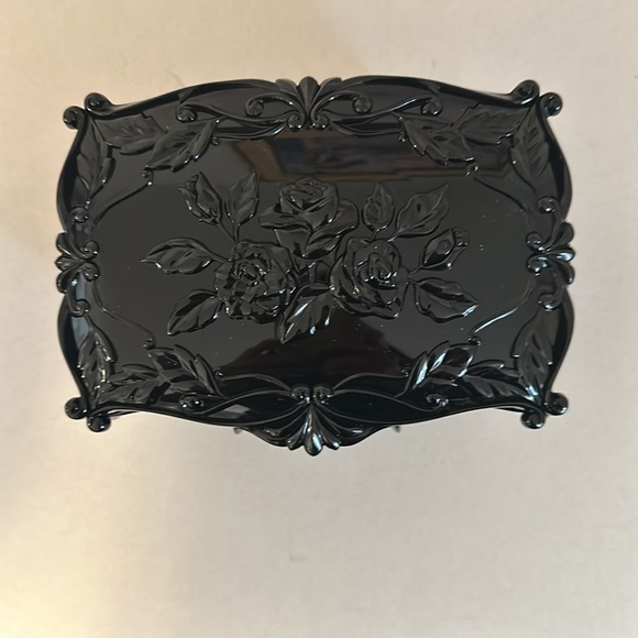 Anna Sui Beauty Box A Mirrored Trinket Chest Black NIB - Picture 6 of 10